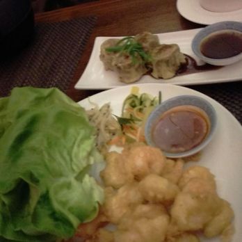 AnQi Bistro - Ribeye dumpling and shrimp - Asian Fusion Near Me - Costa Mesa, California