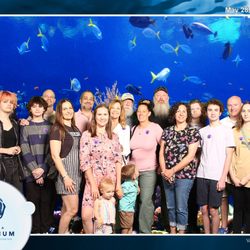 Gifford Insurance Assoc. Agency Inc. - Francine & Johanna & family at Virginia Aquarium. Great place for all ages!