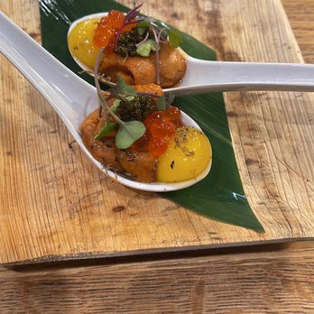 Prime Fish - This is Uni spoon. Not on the menu. It was great!! - Sushi Bars Near Me - Charlotte, North Carolina Prime Fish - This is Uni spoon. Not on the menu. It was great!! - Sushi Bars Near Me - Charlotte, North Carolina
