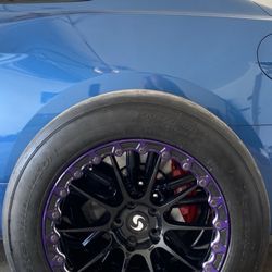 Taunton Tire - The bent rim- cannot see the damage unless it's spinning.