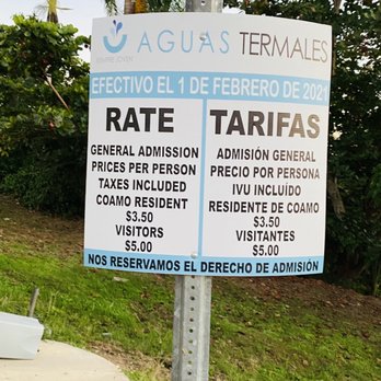 Piscinas Aguas Termales - Rates - Swimming Pools Near Me - Coamo, Puerto Rico