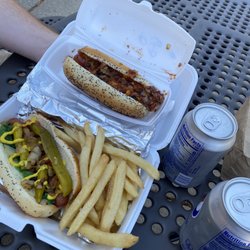 Fatty C's Dog House - Chi Dawg w/fries Big Rapids Dawg