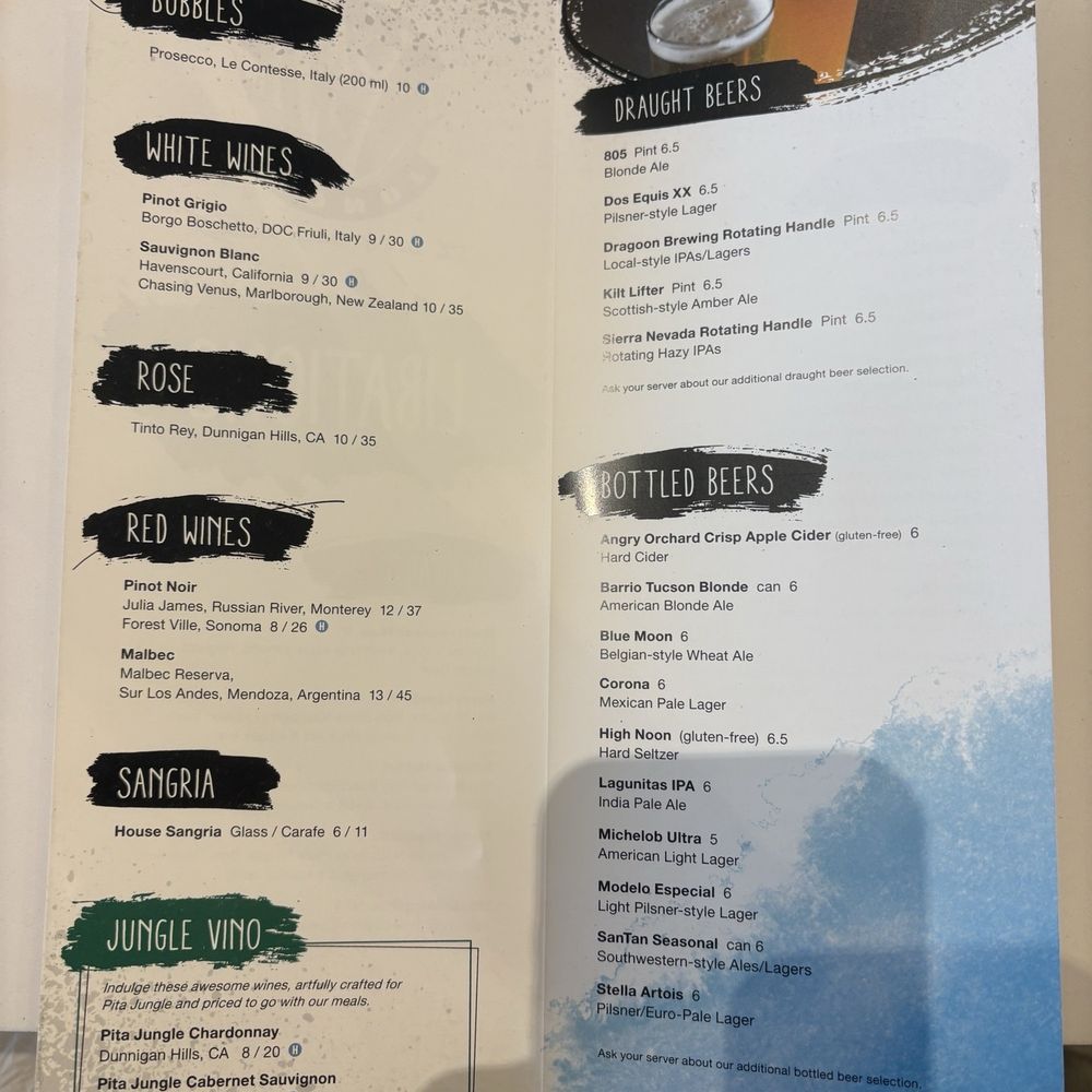Pita Jungle - Menu - Mediterranean Near Me - Tucson, Arizona Pita Jungle - Menu - Mediterranean Near Me - Tucson, Arizona