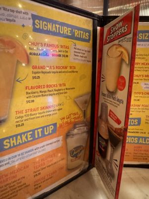 Menu photo 5 Chuy's Pembroke Pines, FL