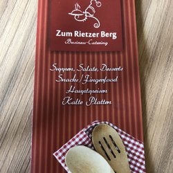 Zum Rietzer Berg - Menü