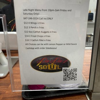 Dadas Soul - Late night menu - Sandwiches Near Me - Zion, Illinois