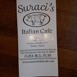 Suraci's Italian Cafe - Nice place