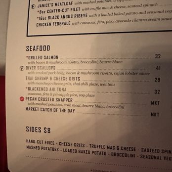 Federal American Grill - I got the Thai shrimp and cheese grits - New American Near Me - Oak Ridge North, Texas