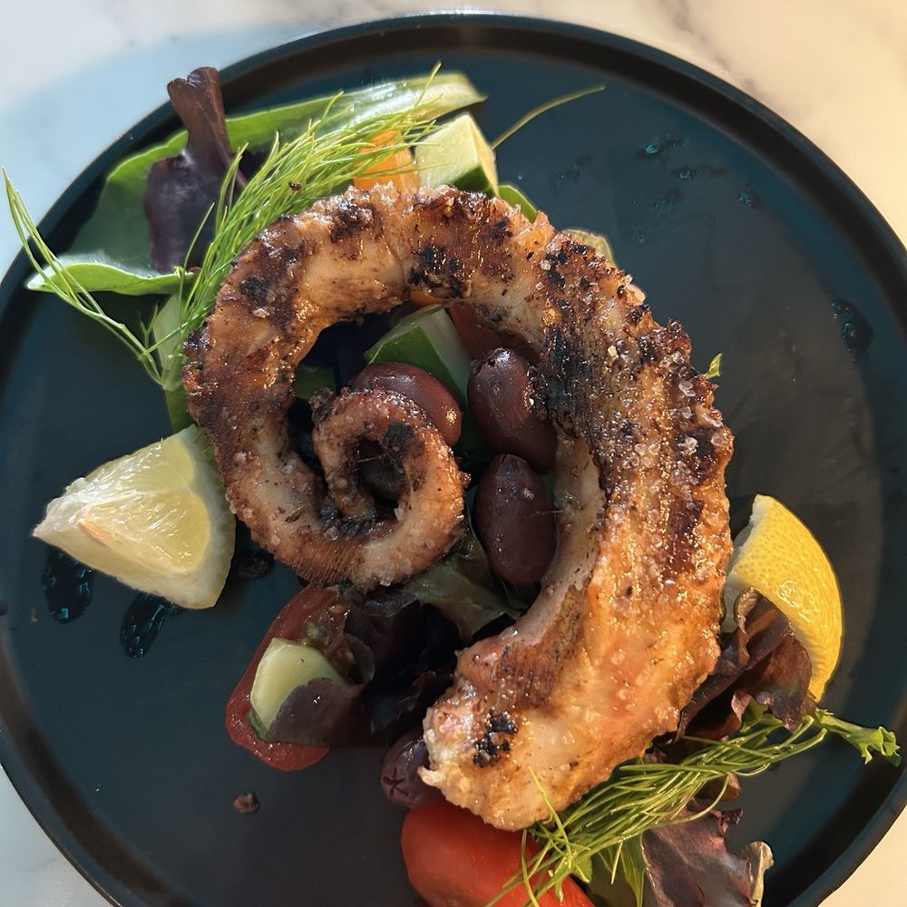 Rosalia's Kitchen - Sea you in Santorini seasonal menu - octopus - Italian Near Me - Miramar, Florida Rosalia's Kitchen - Sea you in Santorini seasonal menu - octopus - Italian Near Me - Miramar, Florida
