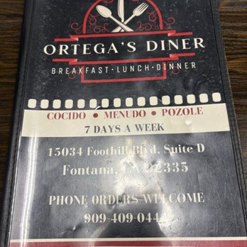 Ortega's Diner - Location - Mexican Near Me - Fontana, California Ortega's Diner - Location - Mexican Near Me - Fontana, California