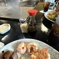 Ichiban Sushi & Hibachi - Had to ask for salt and soy sauce...crazy that it isn't on every table!