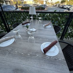 Outside table