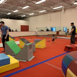 Wendy's Gymnastic & Fitness For Children - Red gym space again.