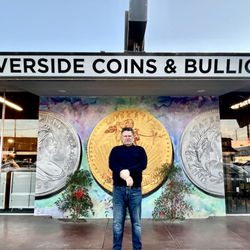 Riverside Stamp & Coin Shop - Our new signs, Riverside Coins & Bullion