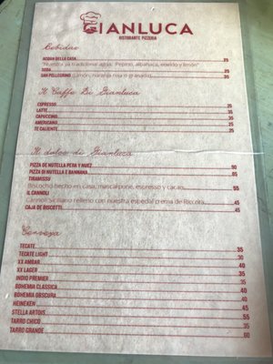Menu photo 1 Ristorante Gianluca Tijuana, BCN