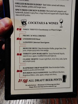 Menu photo 7 Thirsty Lion Hillsboro, OR Menu photo 7 Thirsty Lion Hillsboro, OR