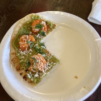 West Coast Wanderer - The last half of the shrimp pull apart flatbread - Food Trucks Near Me West Coast Wanderer - The last half of the shrimp pull apart flatbread - Food Trucks Near Me