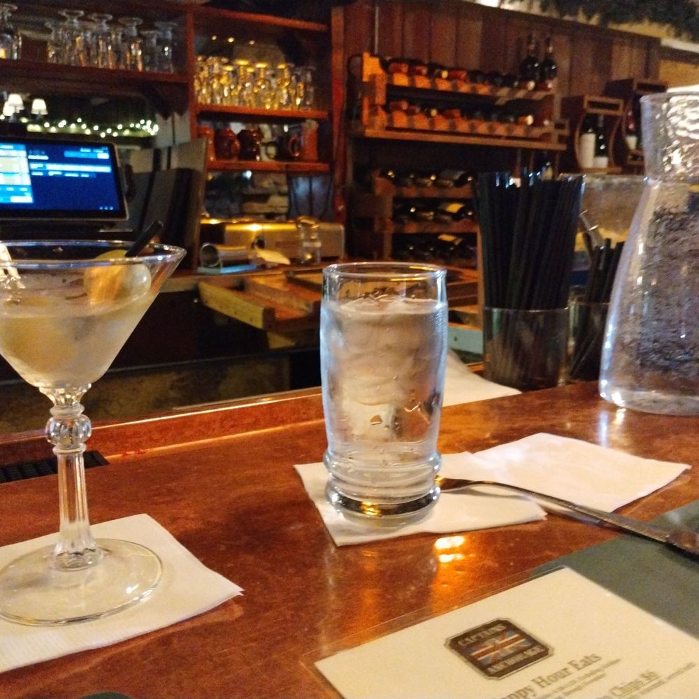 Captains Anchorage - Happy hour Martini - Seafood Near Me - Big Bear Lake, California