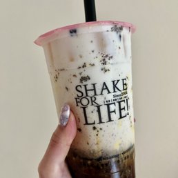 Oreo Creme Brulee Monster Boba Latte