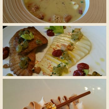 NoMI - restaurant week 2015 - soup, skatewing, dessert - Bars Near Me - Chicago, Illinois