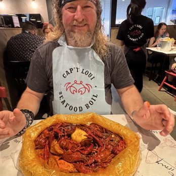 Capt Loui - Ready to dig in! 4 pound boil bag with crawfish, sausage, corn, potatoes, boiled eggs, and full lobster. - Seafood Near Me - Carrollton, Texas Capt Loui - Ready to dig in! 4 pound boil bag with crawfish, sausage, corn, potatoes, boiled eggs, and full lobster. - Seafood Near Me - Carrollton, Texas