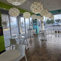 SweetFrog - Amazing seating area to enjoy your frozen yogurts.