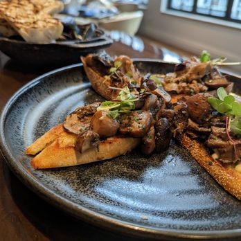 Brick and Brine - Mushroom canape - New American Near Me - Kalamazoo, Michigan