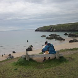 Sango Bay - even our dog enjoyed the view