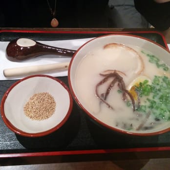 Ramen Isshin - Make sure you grind the sesame!! Shiyo ramen. - Ramen Near Me - Toronto, Ontario Ramen Isshin - Make sure you grind the sesame!! Shiyo ramen. - Ramen Near Me - Toronto, Ontario