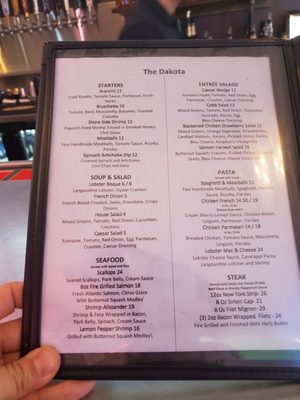 Menu photo 5 The Dakota Hilton, NY