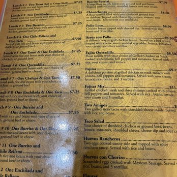 El Azteca - Menu - Mexican Near Me - O'Fallon, Missouri