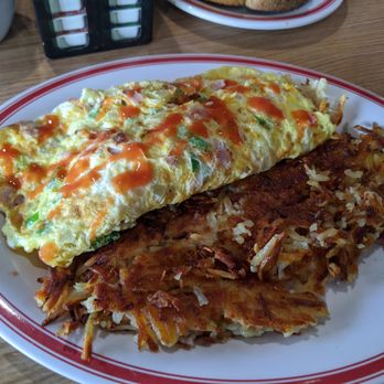 Unique Coney Island - Farmers Omelet with hash browns - American Near Me - Sterling Heights, Michigan Unique Coney Island - Farmers Omelet with hash browns - American Near Me - Sterling Heights, Michigan
