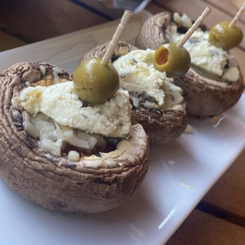 Eve Olive - Mediterranean stuffed mushrooms - Vegan Near Me - Nanaimo, British Columbia