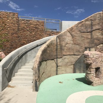 Elk Ridge Park - Stairs up to big slide - Parks Near Me - Castle Rock, Colorado