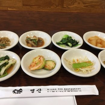Myung San - Seasonal Banchan - Korean Near Me - Flushing, New York
