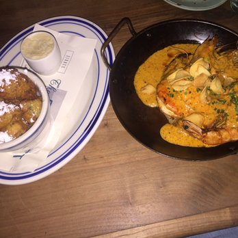 The Optimist - Whole GA shrimp a la plancha and beignet-style hush puppies - Seafood Near Me - Atlanta, Georgia The Optimist - Whole GA shrimp a la plancha and beignet-style hush puppies - Seafood Near Me - Atlanta, Georgia