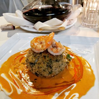 Christopher's World Grille - Texas Spoon Drop Crab Cake - Seafood Near Me - Bryan, Texas