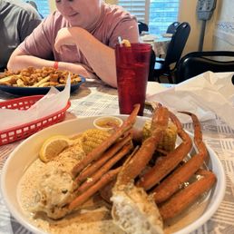 Crab leg boil Crab leg boil