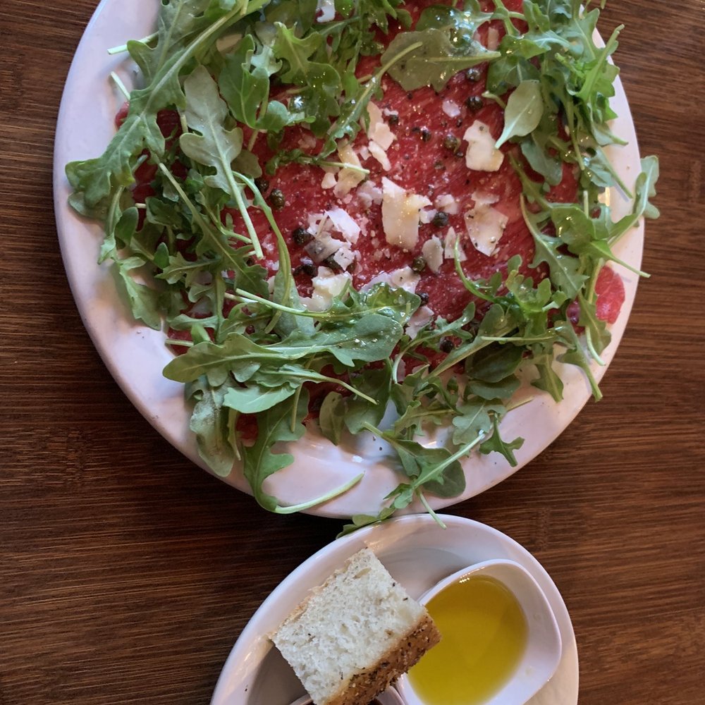 2 Doors Down - Kobe beef carpaccio with side of house made bread - Wine Bars Near Me - Eureka, California
