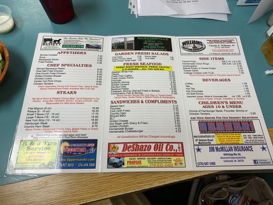 Menu photo 4 Clarence's Steak & Seafood House Ridgeway, VA Menu photo 4 Clarence's Steak & Seafood House Ridgeway, VA