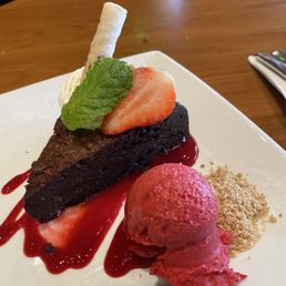 Flourless chocolate cake