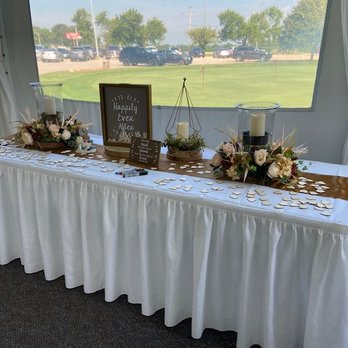 Morris Country Club - Unique idea for guest book.. each guest sign on little wooden heart and then drops it in the Happily Ever After shadow box in walkway. - Country Clubs Near Me - Morris, Illinois Morris Country Club - Unique idea for guest book.. each guest sign on little wooden heart and then drops it in the Happily Ever After shadow box in walkway. - Country Clubs Near Me - Morris, Illinois