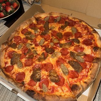 Jaan's Pizza - Meat Lover's Pizza - 16" - Pizza Near Me - Old Bridge, New Jersey