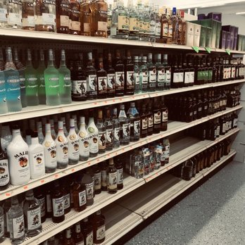 Golden Liquors - shelves of liquor in a liquor store - Beer, Wine & Spirits Near Me - Lagrange, Georgia