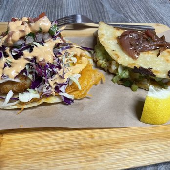 Tacos Madre - Fried fish taco and shrimp taco - Mexican Near Me - Costa Mesa, California Tacos Madre - Fried fish taco and shrimp taco - Mexican Near Me - Costa Mesa, California