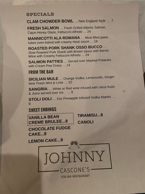 Johnny Cascone's Italian Restaurant by null