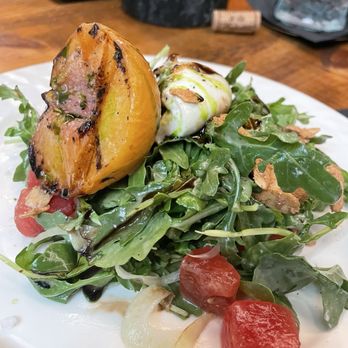 Old Vines - Burrata and peach salad - Wine Bars Near Me - Naples, Florida