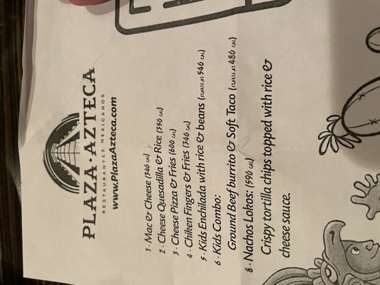 Menu photo 3 Plaza Azteca Yorktown, VA Menu photo 3 Plaza Azteca Yorktown, VA