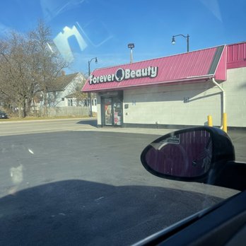 Forever Beauty Supply - Prejudice logo. Even though they don't hire black people . - Cosmetics & Beauty Supply Near Me - North Chicago, Illinois
