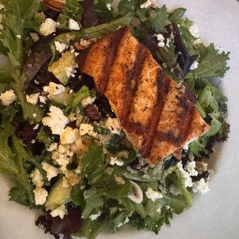 Batch Local Kitchen - Salad with salmon - Cocktail Bars Near Me - West Palm Beach, Florida